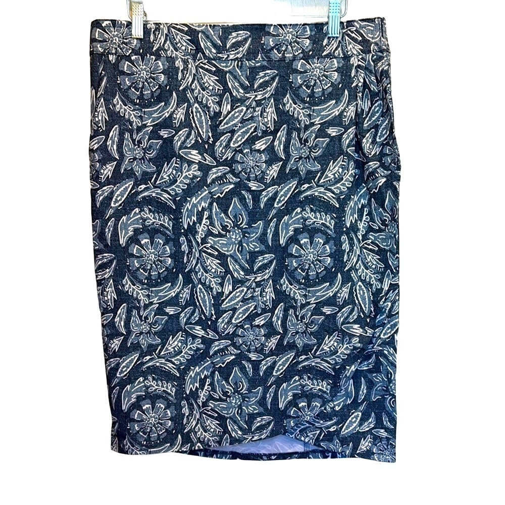 Ripskirt Hawaii Rustica Denim pattern Skirt, size Large. #3